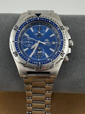 Vintage and Very Rare Alarm 1980's BREIL 20 ATM Dive Watch